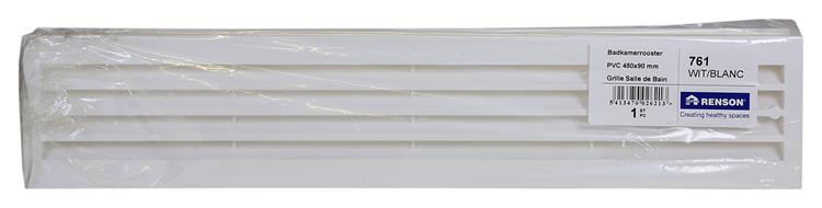 Renson 1006739 - Türgitter PVC 761 weiß 450x90mm | 1 Stk