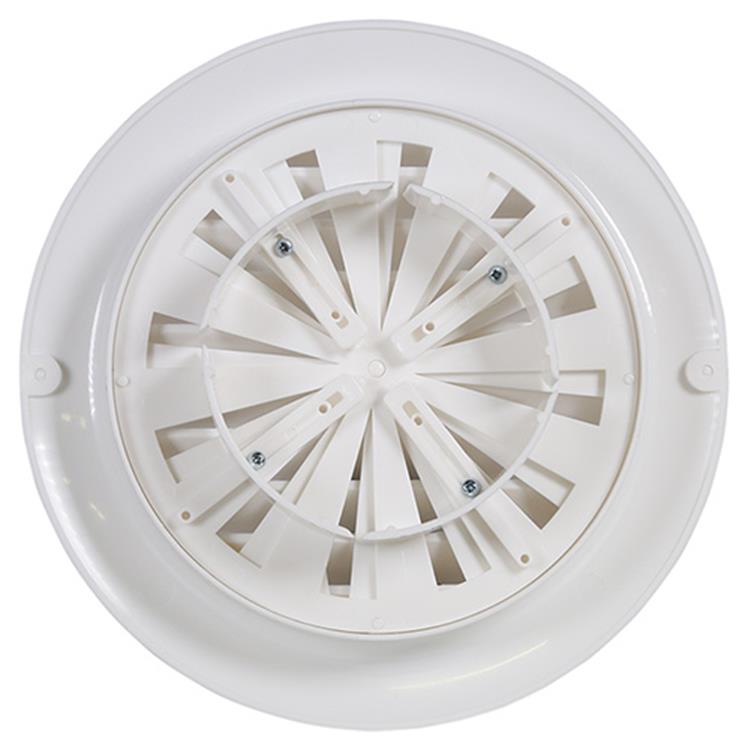 Renson 1006743 - Gitter rund PVC735 weiß 100-150mm | 1 Stk