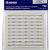 Renson 1006366 – verstellbare Gitterfläche. 732 PVCRAL 9010 154x154mm | 2 Stk