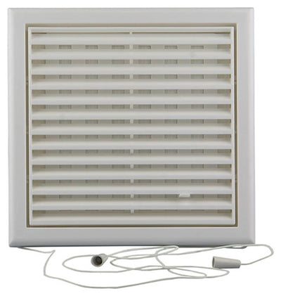 Renson 1006368 – verstellbare Gitterfläche. 732 PVCRAL 9010 187x187mm | 2 Stk