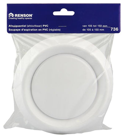 Renson 1006381 – integriertes Entnahmeventil, 736 Durchmesser, PVC ø150 | 2 Stk