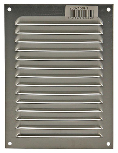 Renson 1006302 – Lamellengitter flach Aluminium f1 150 x 200 mm | 10 Stück