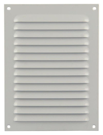 Renson 1006303 – Lamellengitter flach Aluminium RAL 9010 150 x 200 mm | 10 Stück