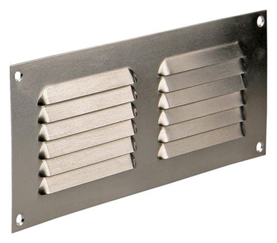 Renson 1006305 – Lamellengitter, flach, Aluminium, f1, 250 x 100 mm | 10 Stück