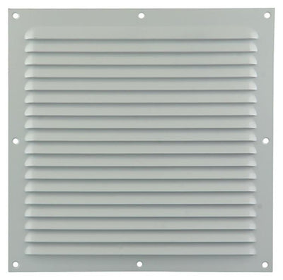 Renson 1006309 – Lamellengitter flach Aluminium Ral 9010 250 x 250 mm | 10 Stück