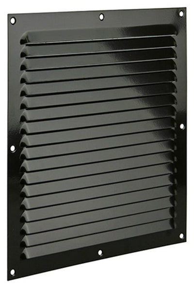 Renson 1006310 – Lamellengitter flach Aluminium Ral 8019 250 x 250 mm | 10 Stück