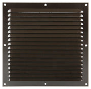 Renson 1006310 – Lamellengitter flach Aluminium Ral 8019 250 x 250 mm | 10 Stück - afbeelding 2