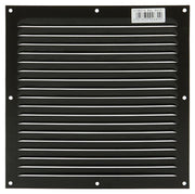 Renson 1006310 – Lamellengitter flach Aluminium Ral 8019 250 x 250 mm | 10 Stück - afbeelding 3