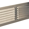 Renson 1006311 – Lamellengitter flach Aluminium f1 300 x 100 mm | 10 Stück
