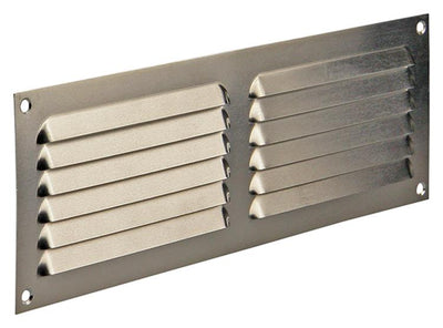 Renson 1006311 – Lamellengitter flach Aluminium f1 300 x 100 mm | 10 Stück