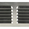 Renson 1006311 – Lamellengitter flach Aluminium f1 300 x 100 mm | 10 Stück