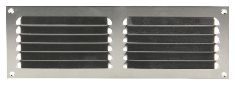 Renson 1006311 – Lamellengitter flach Aluminium f1 300 x 100 mm | 10 Stück