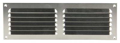 Renson 1006311 – Lamellengitter flach Aluminium f1 300 x 100 mm | 10 Stück