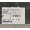 Renson 1006311 – Lamellengitter flach Aluminium f1 300 x 100 mm | 10 Stück