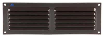 Renson 1006313 – Lamellengitter flach Aluminium Ral 8019 300 x 100 mm | 10 Stück