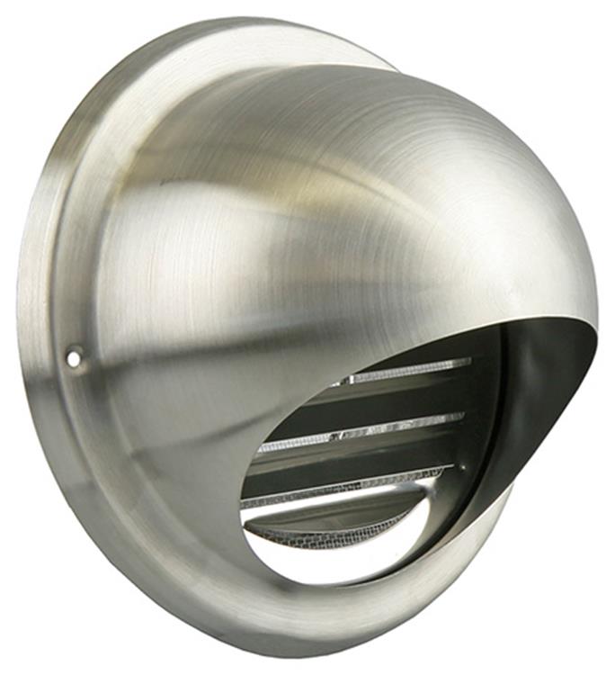 Renson 1006277 – Einbau-Kugelgitter 638 Edelstahl ø150 | 2 Stk