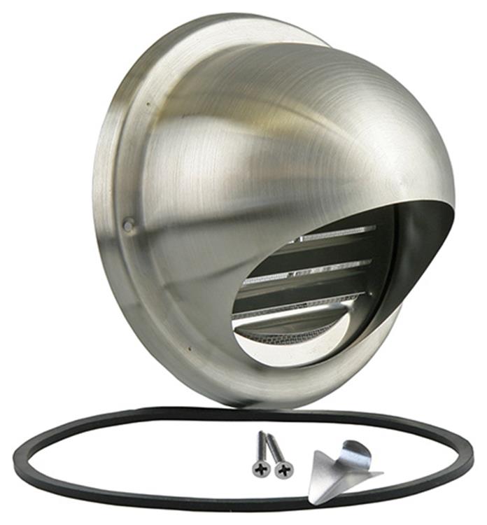 Renson 1006277 – Einbau-Kugelgitter 638 Edelstahl ø150 | 2 Stk