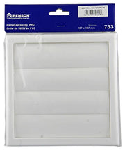 Renson 1006374 - Dunstabzugshaubengitter Aufputz 733 PVC RAL 9010 187x187mm | 2 Stk - afbeelding 4