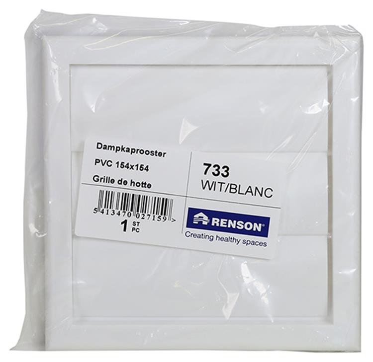 Renson 1006749 - feuchtkproost.pvc733 weiß 154x154mm | 1 Stk