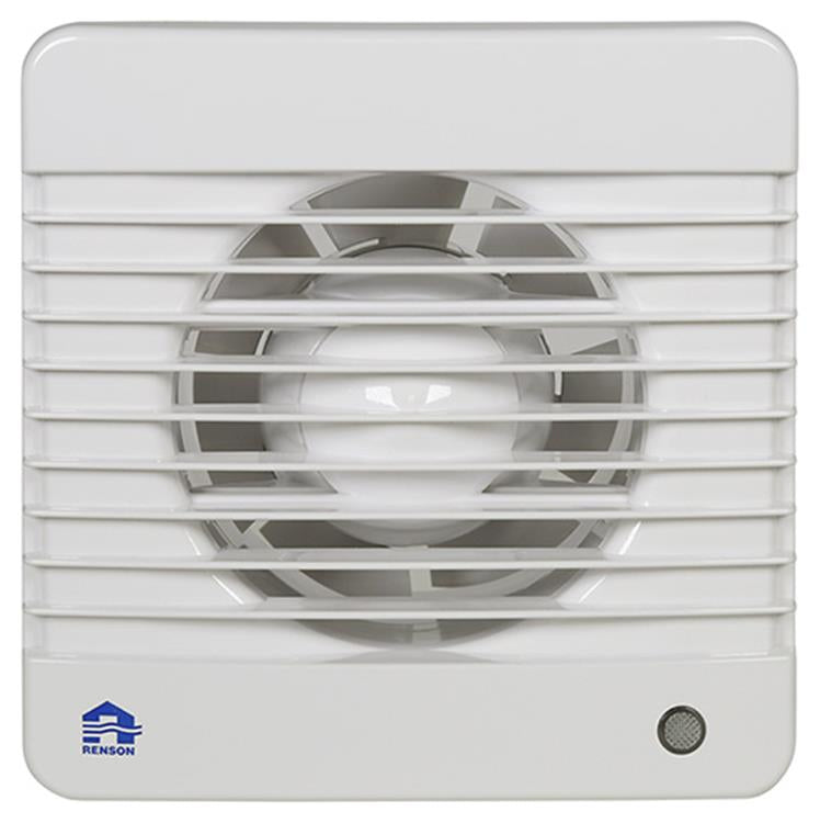 Renson 1006445 – mechanischer Ventilator mit Timer 7201t weiß ø 100 | 2 Stk