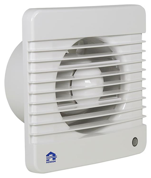 Renson 1006446 – mechanischer Ventilator mit Timer 7202t weiß ø 125 | 2 Stk