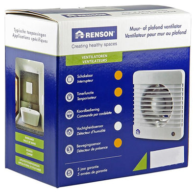 Renson 1006469 - mech. Kerl. Bewegungsmelder 7503m weiß ø 150 | 1 Stk