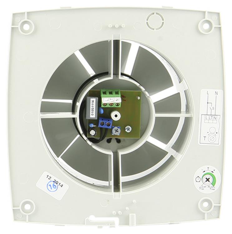 Renson 1006448 – mechanischer Ventilator mit Timer 7211t grau ø 100 | 1 Stk