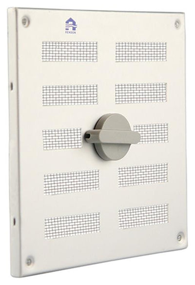 Renson 1006324 – verstellbare Gitterfläche. 4037 Aluminium f1 155x155mm | 2 Stk
