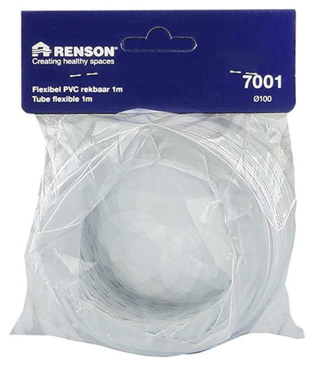 Renson 1006389 - PVC flexibel 7001 weiß ø 100 1m | 3 Stück