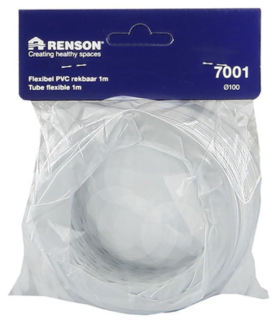 Renson 1006389 - PVC flexibel 7001 weiß ø 100 1m | 3 Stück