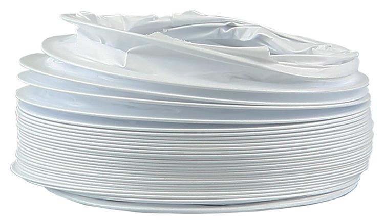 Renson 1006390 - PVC flexibel 7001 weiß ø 125 1m | 3 Stück