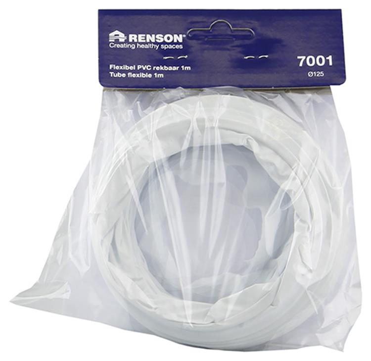 Renson 1006390 - PVC flexibel 7001 weiß ø 125 1m | 3 Stück