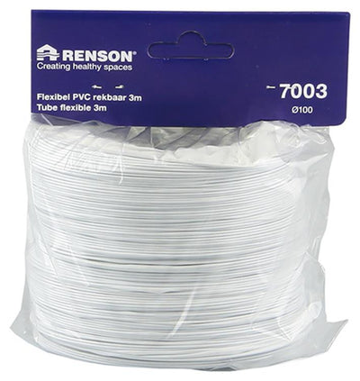 Renson 1006392 - PVC flexibel 7003 weiß ø 100 3m | 3 Stück