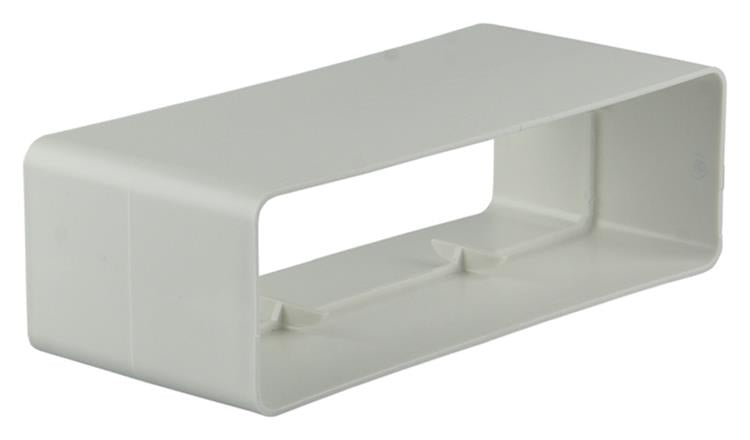 Renson 1006399 - PVC-Verbindungsstück 7008 weiß 110x55mm | 4 Stück