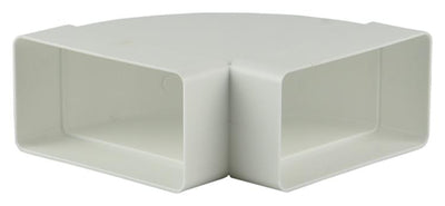 Renson 1006405 - PVC-Eckverbindung hor.90° 7016 weiß 110x55mm | 3 Stück