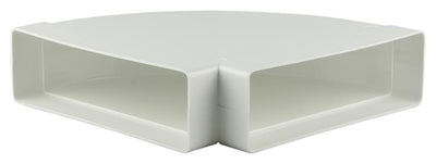 Renson 1006406 - PVC-Eckverbindung hor.90° 7016 weiß 204x60mm | 3 Stück
