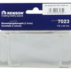 Renson 1006412 – Set mit 2 PVC-Montagehalterungen 7023 weiß 110 x 55 mm | 5 Stück