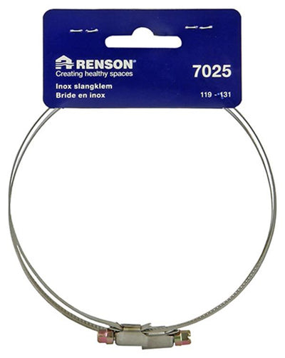 Renson 1006421 – Satz mit 2 Edelstahl-Schlauchklemmen 7025 Durchmesser 95–105 | 5 Stück