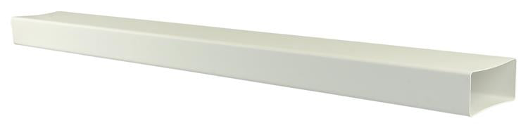 Renson 1006424 - PVC-Rohrstück 1m 7028 weiß 110x55mm | 4 Stück