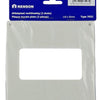 Renson 1006429 – Set mit 2 PVC-Abdeckplatten 7032 weiß 110 x 55 mm | 5 Stück