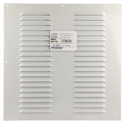 Renson 1006319 – Lamellengitter flach Aluminium Ral 9010 400 x 400 mm | 5 Stück - afbeelding 4
