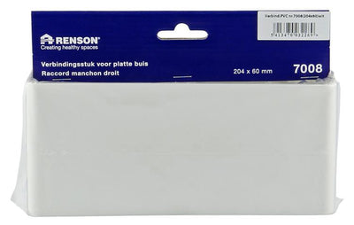 Renson 1006400 - PVC-Verbindungsstück 7008 weiß 204x60mm | 4 Stück