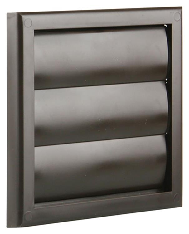 Renson 1006373 - Dunstabzugshaubengitter Aufputz 733 PVC RAL 8019 154x154mm | 2 Stk