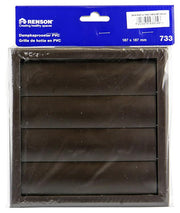 Renson 1006375 - Dunstabzugshaubengitter Aufputz 733 PVC RAL 8019 187x187mm | 2 Stk - afbeelding 5