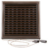 Renson 1006369 – verstellbare Gitterfläche. 732 PVCRAL 8019 187x187mm | 2 Stk
