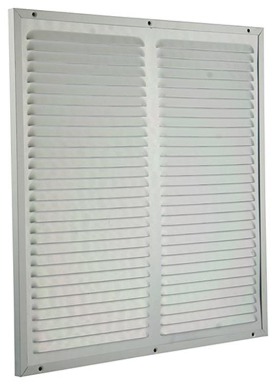 Renson 1006335 – Flügelgitter + Rahmen + Moskitonetz. Bau 437 f1 400x400mm | 2 Stk