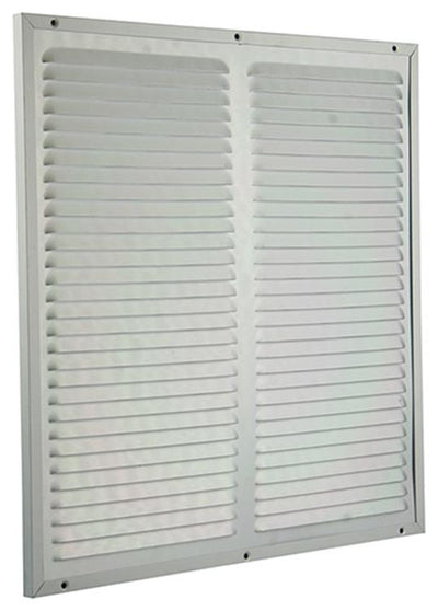 Renson 1006335 – Flügelgitter + Rahmen + Moskitonetz. Bau 437 f1 400x400mm | 2 Stk