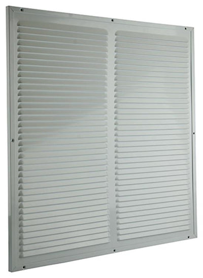 Renson 1006339 – Flügelgitter + Rahmen + Moskitonetz. Konstruktion 437 ral9010 500x500mm | 2 Stk