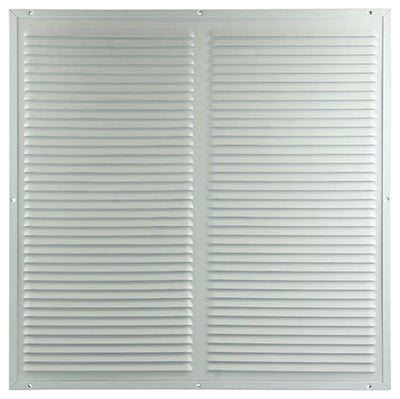 Renson 1006339 – Flügelgitter + Rahmen + Moskitonetz. Konstruktion 437 ral9010 500x500mm | 2 Stk