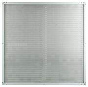 Renson 1006339 – Flügelgitter + Rahmen + Moskitonetz. Konstruktion 437 ral9010 500x500mm | 2 Stk - afbeelding 3
